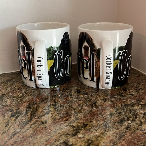 Set of 2 Cocker Spaniel coffee mugs - Picture 2 of 5